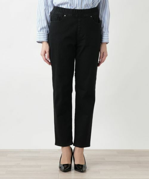 Leilian PLUS HOUSE / レリアンプラスハウス デニムパンツ | 【店舗人気】ブラックデニムパンツ【L JEANS】 | 詳細4