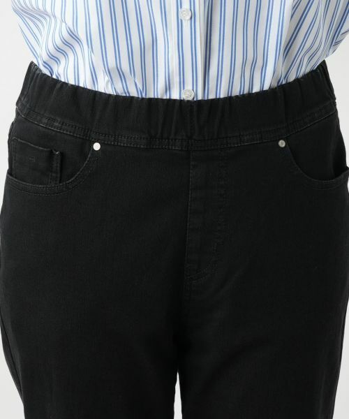 Leilian PLUS HOUSE / レリアンプラスハウス デニムパンツ | 【店舗人気】ブラックデニムパンツ【L JEANS】 | 詳細7