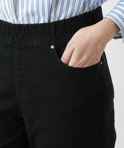 Leilian PLUS HOUSE / レリアンプラスハウス デニムパンツ | 【店舗人気】ブラックデニムパンツ【L JEANS】 | 詳細8