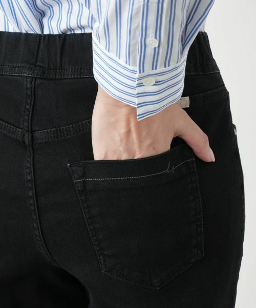 Leilian PLUS HOUSE / レリアンプラスハウス デニムパンツ | 【店舗人気】ブラックデニムパンツ【L JEANS】 | 詳細9