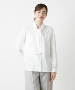 Leilian PLUS HOUSE / レリアンプラスハウス シャツ・ブラウス | 【店舗人気】ボウタイブラウス【セレモニー】