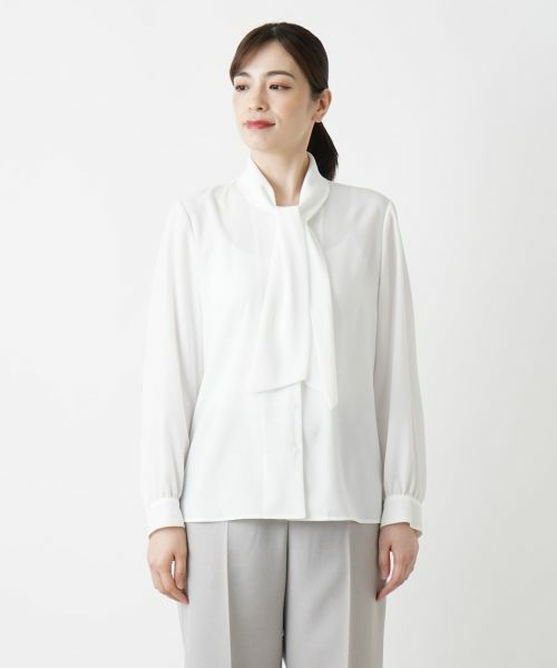 Leilian PLUS HOUSE / レリアンプラスハウス シャツ・ブラウス | 【店舗人気】ボウタイブラウス【セレモニー】 | 詳細3