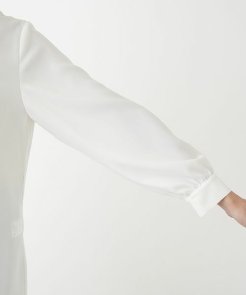 Leilian PLUS HOUSE / レリアンプラスハウス シャツ・ブラウス | 【店舗人気】ミニスタンドカラーフリルブラウス【セレモニー】 | 詳細10