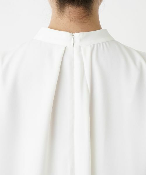 Leilian PLUS HOUSE / レリアンプラスハウス シャツ・ブラウス | 【店舗人気】ミニスタンドカラーフリルブラウス【セレモニー】 | 詳細8