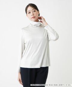 Leilian PLUS HOUSE / レリアンプラスハウス カットソー | 【店舗人気】ハイネックカットソー