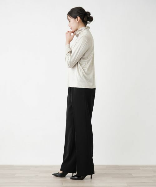 Leilian PLUS HOUSE / レリアンプラスハウス カットソー | 【店舗人気】ハイネックカットソー | 詳細2