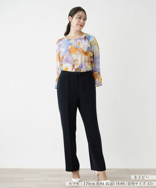 Leilian PLUS HOUSE / レリアンプラスハウス その他パンツ | 【店舗人気】センタープレスパンツ | 詳細16