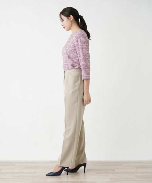 Leilian PLUS HOUSE / レリアンプラスハウス その他パンツ | 【店舗人気】センタープレスパンツ | 詳細2