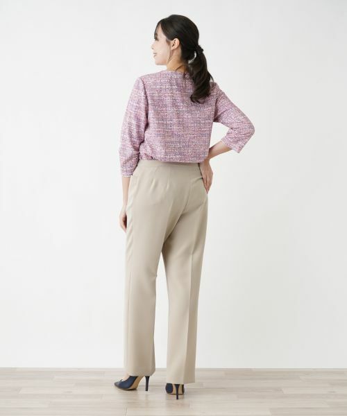 Leilian PLUS HOUSE / レリアンプラスハウス その他パンツ | 【店舗人気】センタープレスパンツ | 詳細3