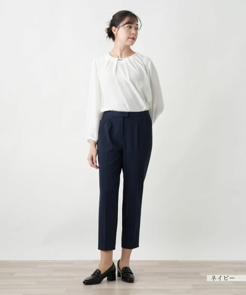 Leilian PLUS HOUSE / レリアンプラスハウス その他パンツ | 【店舗人気】ストレッチクロップドパンツ | 詳細11