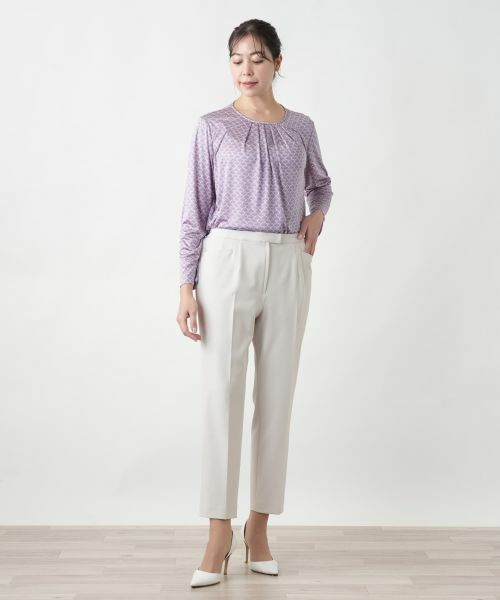 Leilian PLUS HOUSE / レリアンプラスハウス その他パンツ | 【店舗人気】ストレッチクロップドパンツ | 詳細14