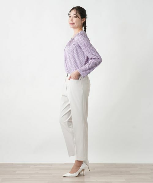 Leilian PLUS HOUSE / レリアンプラスハウス その他パンツ | 【店舗人気】ストレッチクロップドパンツ | 詳細15