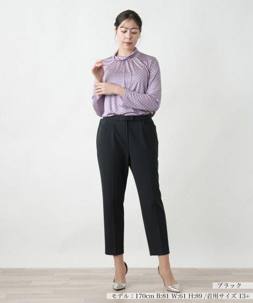 Leilian PLUS HOUSE / レリアンプラスハウス その他パンツ | 【店舗人気】ストレッチクロップドパンツ | 詳細17