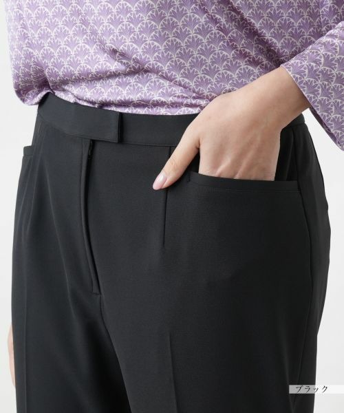 Leilian PLUS HOUSE / レリアンプラスハウス その他パンツ | 【店舗人気】ストレッチクロップドパンツ | 詳細24