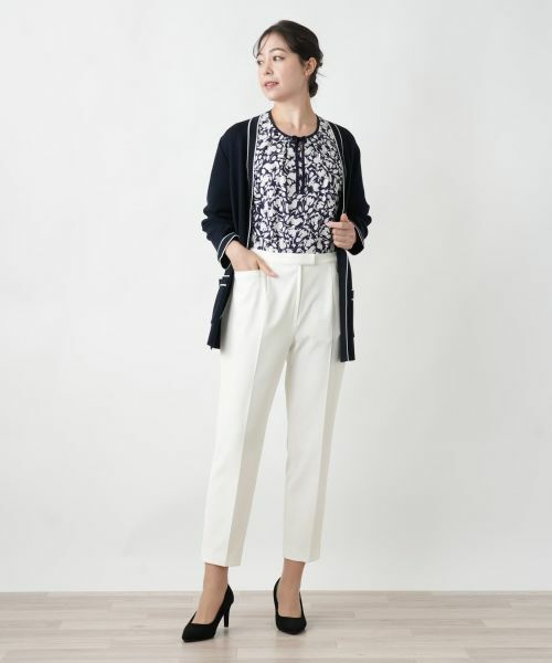 Leilian PLUS HOUSE / レリアンプラスハウス その他パンツ | 【店舗人気】ストレッチクロップドパンツ | 詳細8