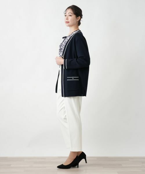 Leilian PLUS HOUSE / レリアンプラスハウス その他パンツ | 【店舗人気】ストレッチクロップドパンツ | 詳細9