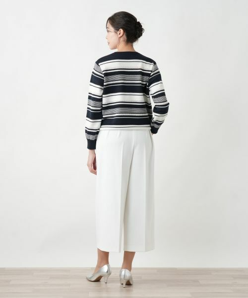 Leilian PLUS HOUSE / レリアンプラスハウス その他パンツ | 【店舗人気】ストレッチワイドパンツ | 詳細12