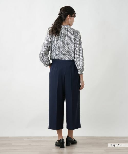 Leilian PLUS HOUSE / レリアンプラスハウス その他パンツ | 【店舗人気】ストレッチワイドパンツ | 詳細3