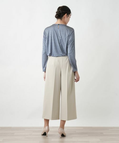 Leilian PLUS HOUSE / レリアンプラスハウス その他パンツ | 【店舗人気】ストレッチワイドパンツ | 詳細6