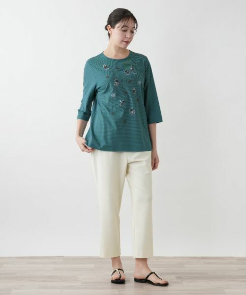 Leilian PLUS HOUSE / レリアンプラスハウス その他パンツ | 【店舗人気】クロップドパンツ | 詳細1