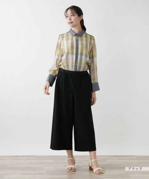 Leilian PLUS HOUSE / レリアンプラスハウス その他パンツ | 【店舗人気】ガウチョパンツ | 詳細4