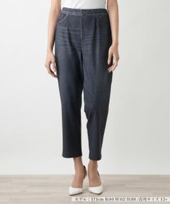 Leilian PLUS HOUSE / レリアンプラスハウス その他パンツ | 【店舗人気】デニム風プリントパンツ