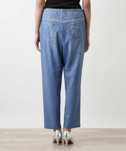 Leilian PLUS HOUSE / レリアンプラスハウス その他パンツ | 【店舗人気】デニム風プリントパンツ | 詳細12