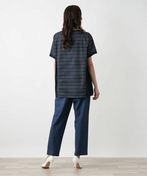 Leilian PLUS HOUSE / レリアンプラスハウス その他パンツ | 【店舗人気】デニム風プリントパンツ | 詳細3