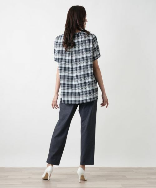 Leilian PLUS HOUSE / レリアンプラスハウス その他パンツ | 【店舗人気】デニム風プリントパンツ | 詳細6