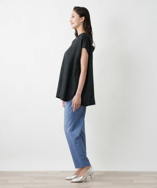 Leilian PLUS HOUSE / レリアンプラスハウス その他パンツ | 【店舗人気】デニム風プリントパンツ | 詳細8