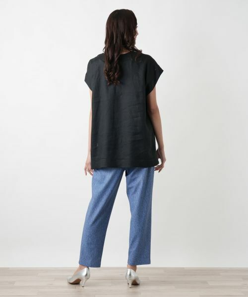 Leilian PLUS HOUSE / レリアンプラスハウス その他パンツ | 【店舗人気】デニム風プリントパンツ | 詳細9