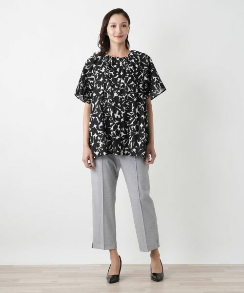 Leilian PLUS HOUSE / レリアンプラスハウス その他パンツ | 【店舗人気】クロップドスリムパンツ | 詳細1