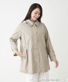 Leilian PLUS HOUSE / レリアンプラスハウス その他アウター | 【店舗人気】フードステンカラーコート