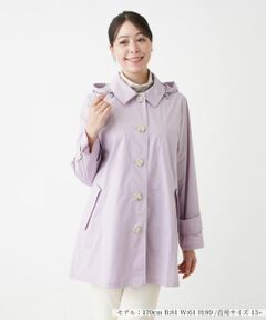 Leilian PLUS HOUSE / レリアンプラスハウス その他アウター | 【店舗人気】フードステンカラーコート