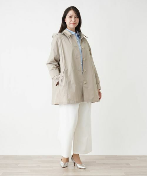 Leilian PLUS HOUSE / レリアンプラスハウス その他アウター | 【店舗人気】フードステンカラーコート | 詳細1