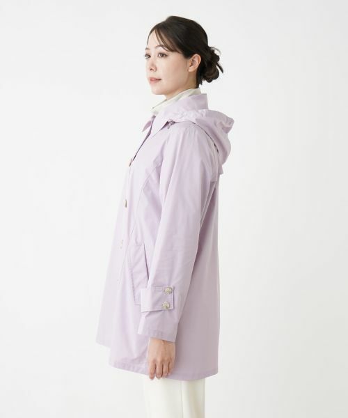 Leilian PLUS HOUSE / レリアンプラスハウス その他アウター | 【店舗人気】フードステンカラーコート | 詳細10