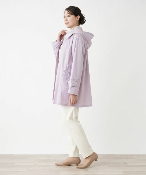 Leilian PLUS HOUSE / レリアンプラスハウス その他アウター | 【店舗人気】フードステンカラーコート | 詳細6