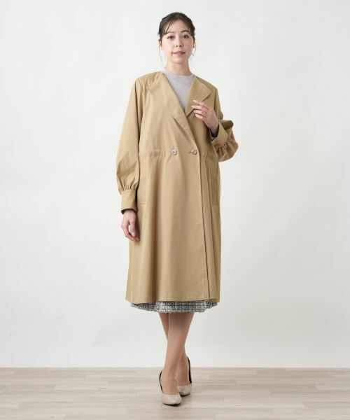 Leilian PLUS HOUSE / レリアンプラスハウス その他アウター | ノーカラーコート【セレモニースタイル】 | 詳細8