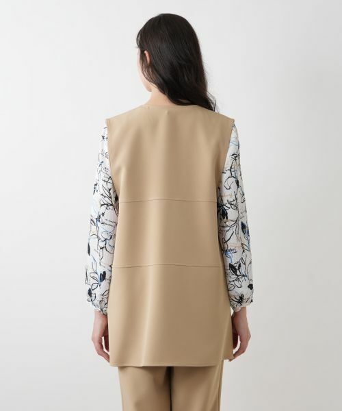 Leilian PLUS HOUSE / レリアンプラスハウス テーラードジャケット | 【店舗人気】ノーカラーベスト | 詳細10