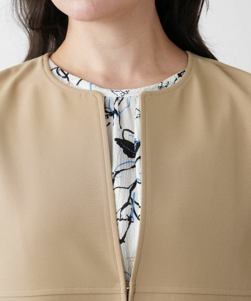 Leilian PLUS HOUSE / レリアンプラスハウス テーラードジャケット | 【店舗人気】ノーカラーベスト | 詳細11