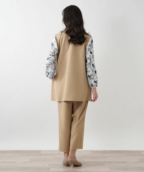 Leilian PLUS HOUSE / レリアンプラスハウス テーラードジャケット | 【店舗人気】ノーカラーベスト | 詳細7