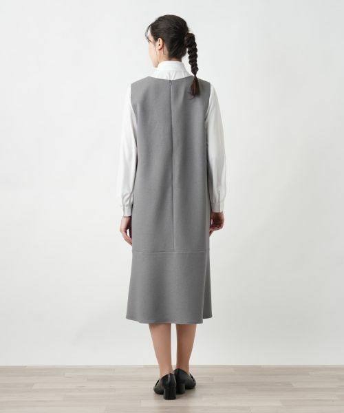 Leilian PLUS HOUSE / レリアンプラスハウス ロング・マキシ丈ワンピース | 【店舗人気】洗えるジャンパースカート | 詳細3