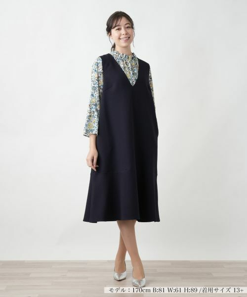 Leilian PLUS HOUSE / レリアンプラスハウス ロング・マキシ丈ワンピース | 【店舗人気】洗えるジャンパースカート | 詳細5