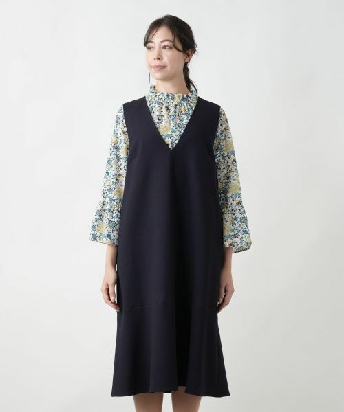 Leilian PLUS HOUSE / レリアンプラスハウス ロング・マキシ丈ワンピース | 【店舗人気】洗えるジャンパースカート | 詳細8