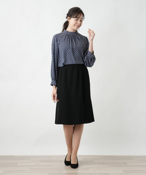 Leilian PLUS HOUSE / レリアンプラスハウス シャツ・ブラウス | 【店舗人気】スタンドカラーブラウス | 詳細1