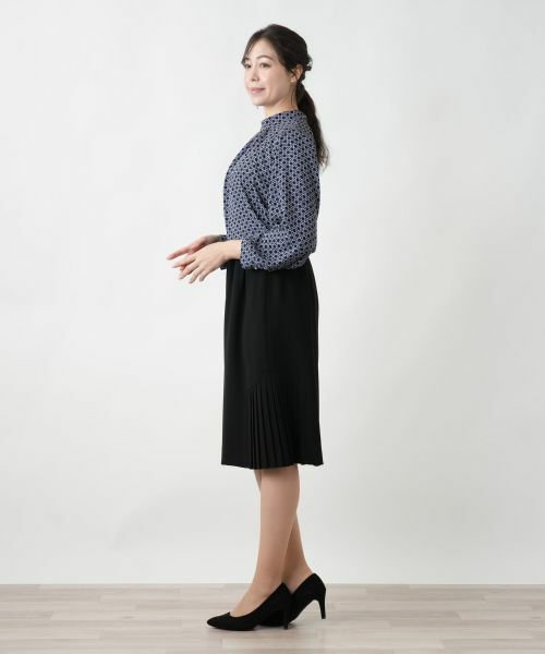 Leilian PLUS HOUSE / レリアンプラスハウス シャツ・ブラウス | 【店舗人気】スタンドカラーブラウス | 詳細2