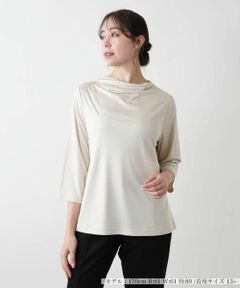 Leilian PLUS HOUSE / レリアンプラスハウス カットソー | 【店舗人気】ドレープネックカットソー