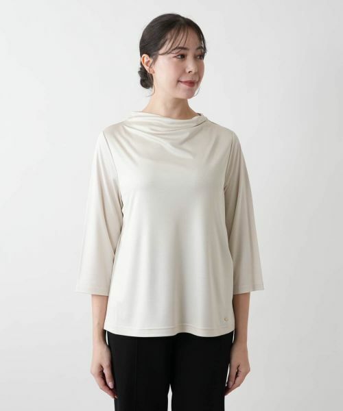 Leilian PLUS HOUSE / レリアンプラスハウス カットソー | 【店舗人気】ドレープネックカットソー | 詳細10