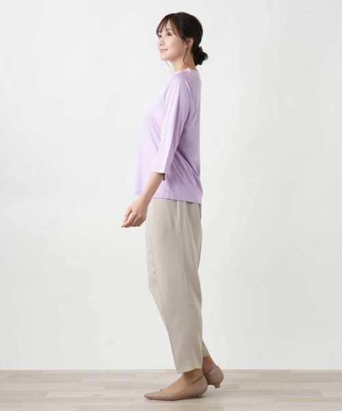 Leilian PLUS HOUSE / レリアンプラスハウス カットソー | 【店舗人気】ドレープネックカットソー | 詳細20