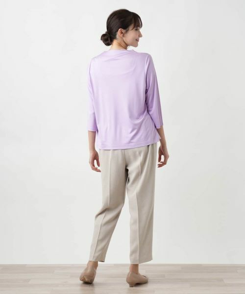 Leilian PLUS HOUSE / レリアンプラスハウス カットソー | 【店舗人気】ドレープネックカットソー | 詳細21